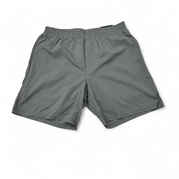 NWT Simply Southern Performance Stretch Men’s Grey Lined Drawstring Shorts S - Picture 1 of 5